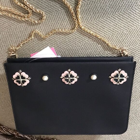 NEW KATE SPADE CROSSBODY WRISTLET CLUTCH HANDBAG - Picture 1 of 16